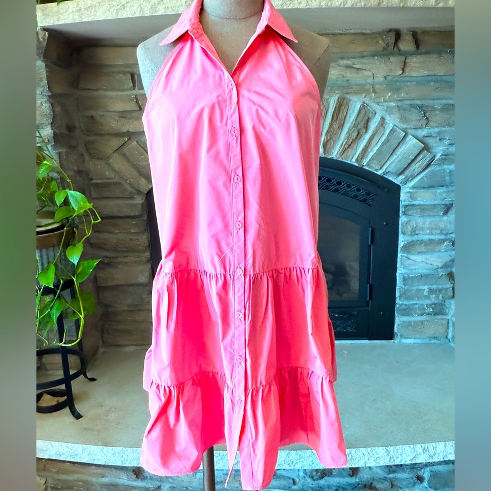 🚩 🆕 NWT Lavender Brown Pink Mini Dress.
           Size: Small